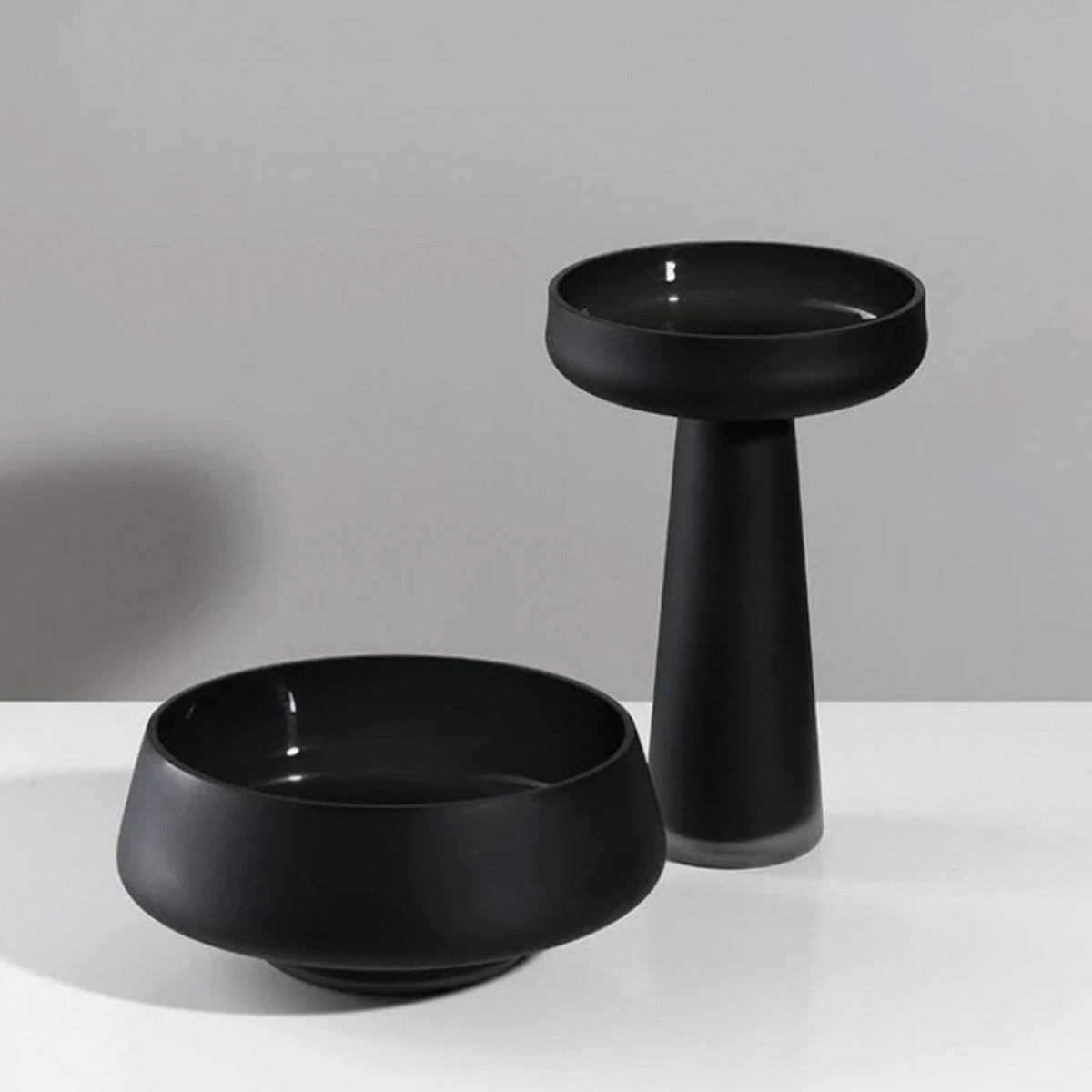 Hemige | Vase en verre dépoli – design moderne – élégance assurée