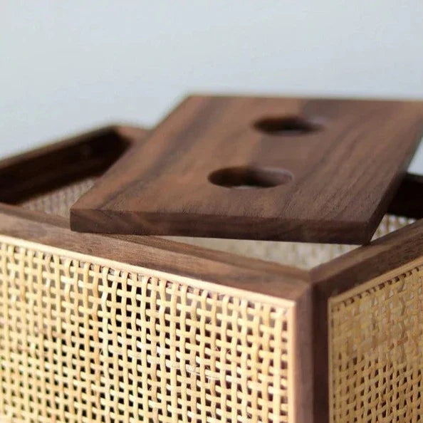 Boîte à mouchoirs Alfred en treillis