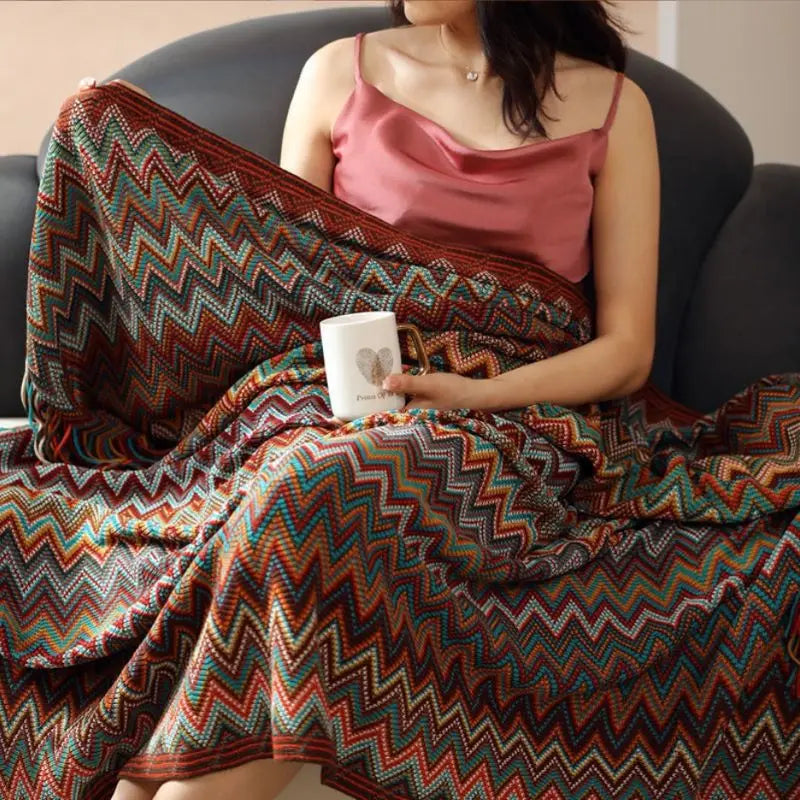 Couverture à Motif Boho