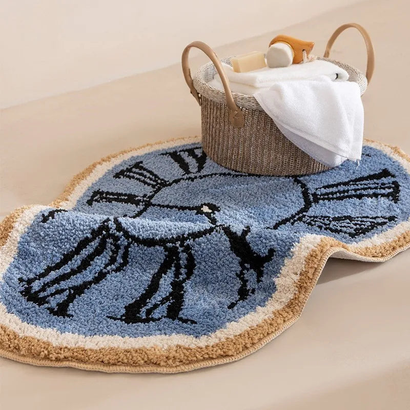 Tapis de Bain Horloge Infini
