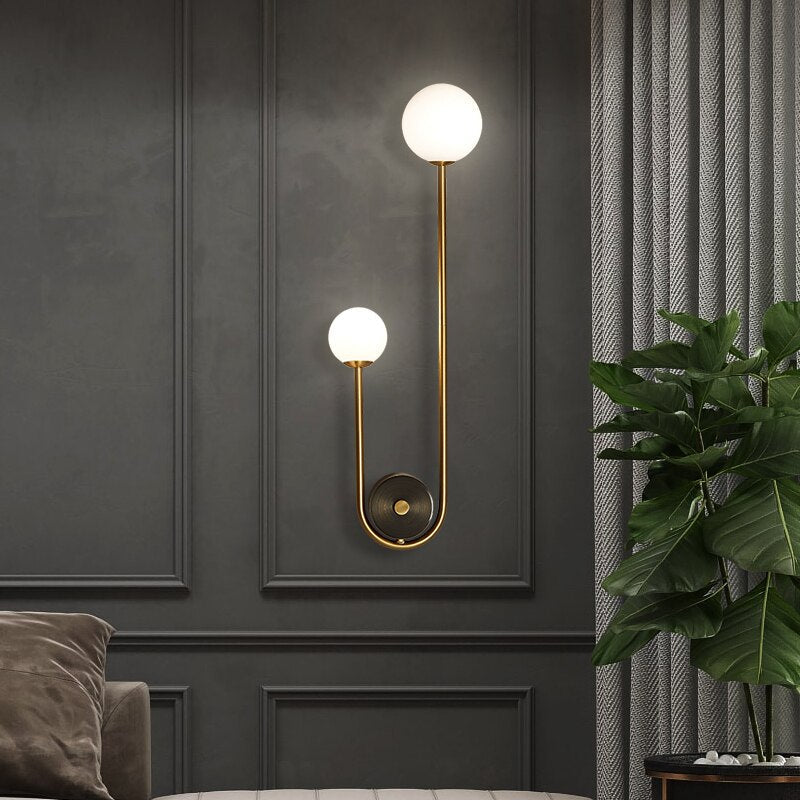 Lumige| Appliques murales LED – or élégant – design scandinave