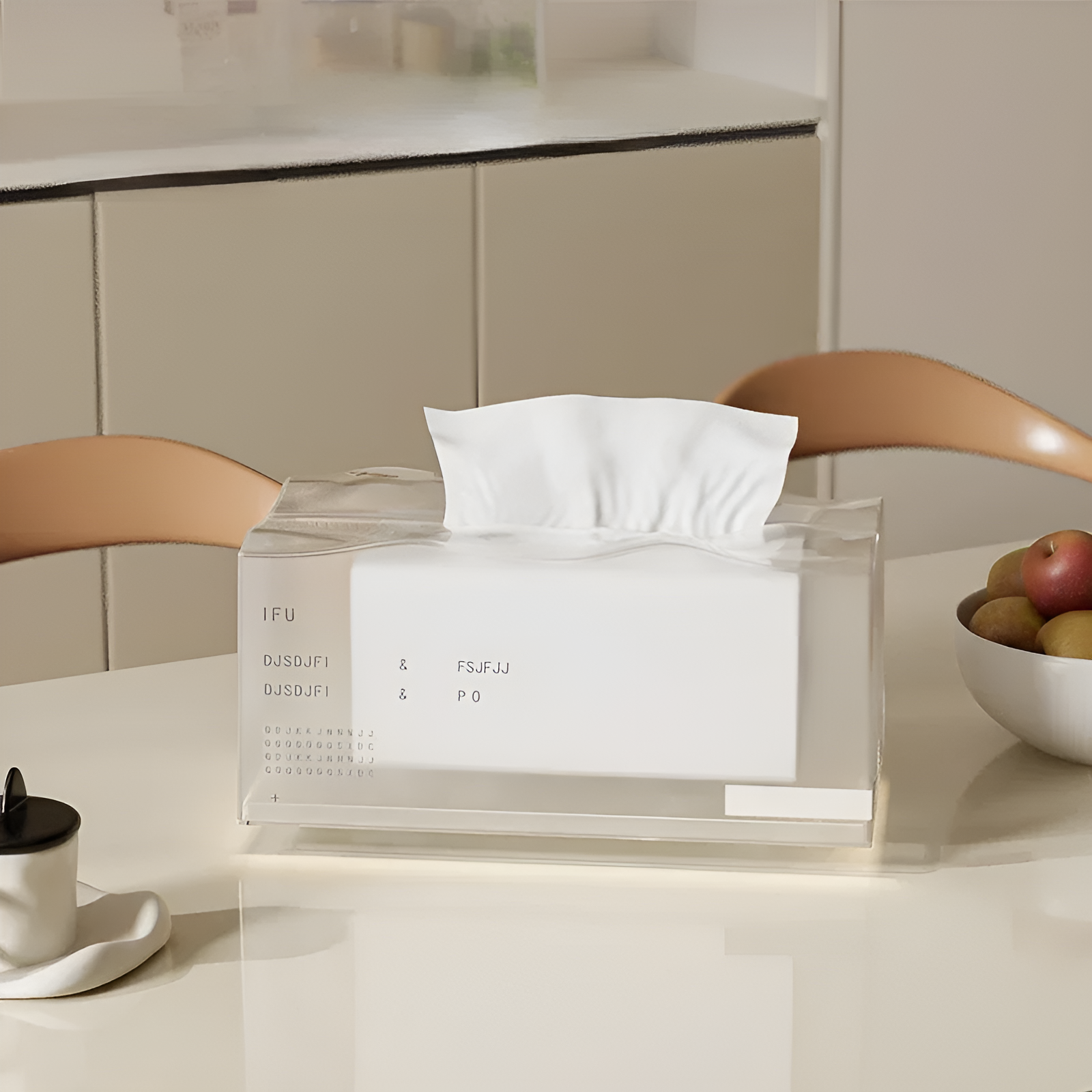 Boîte à mouchoirs en acrylique Freska