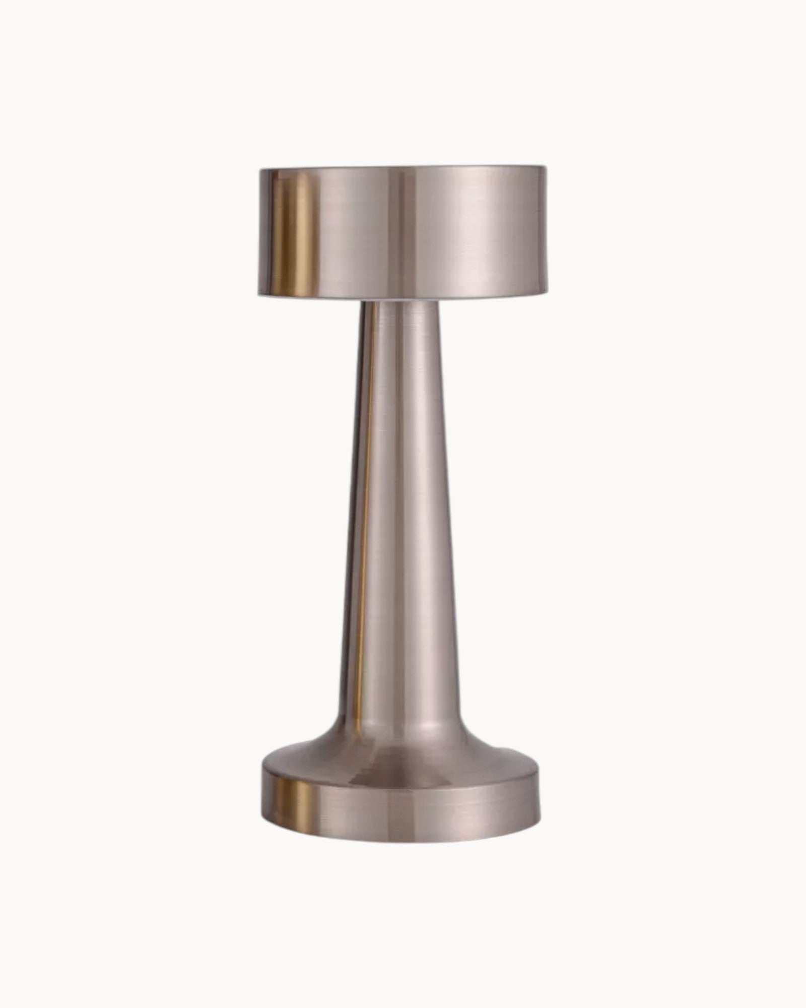 Lyslat | Lampe de table LED – Dimmable – Rechargeable – Design moderne – Acier inoxydable