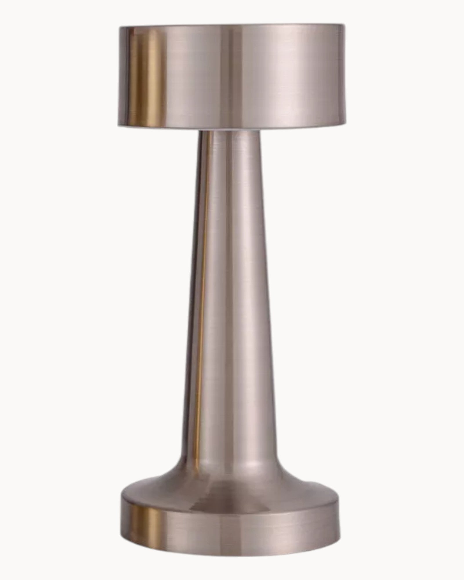 Lyslat | Lampe de table LED – Dimmable – Rechargeable – Design moderne – Acier inoxydable