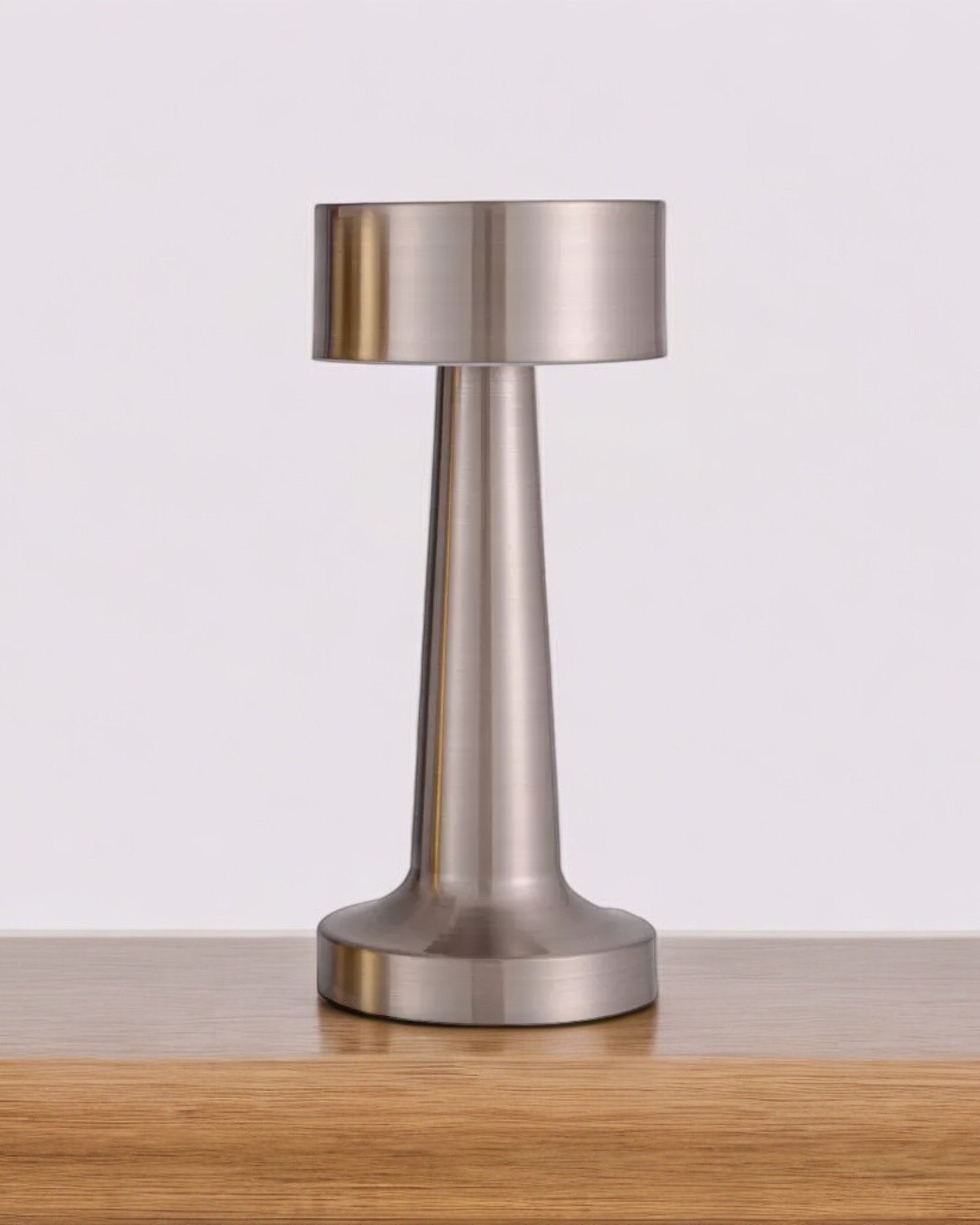 Lyslat | Lampe de table LED – Dimmable – Rechargeable – Design moderne – Acier inoxydable