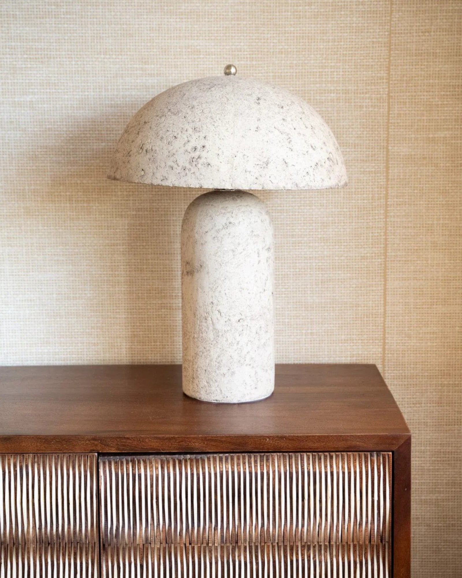 Lumi Hav | Lampe aspect papier mâché – Élégance moderne – Lampe en pierre