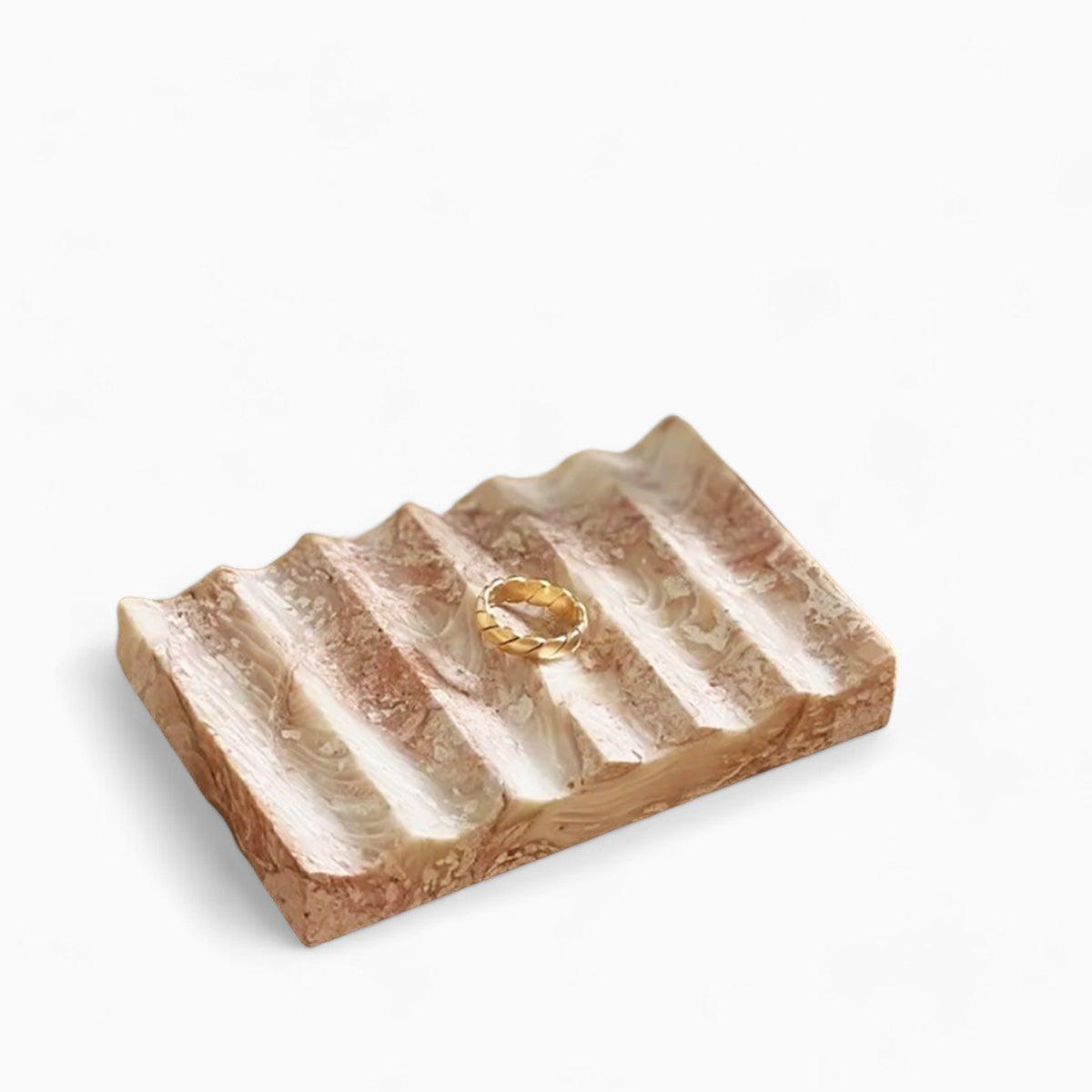 Norord | Plateau en pierre – design strié – élégance naturelle