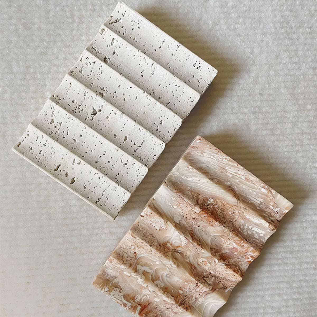 Norord | Plateau en pierre – design strié – élégance naturelle