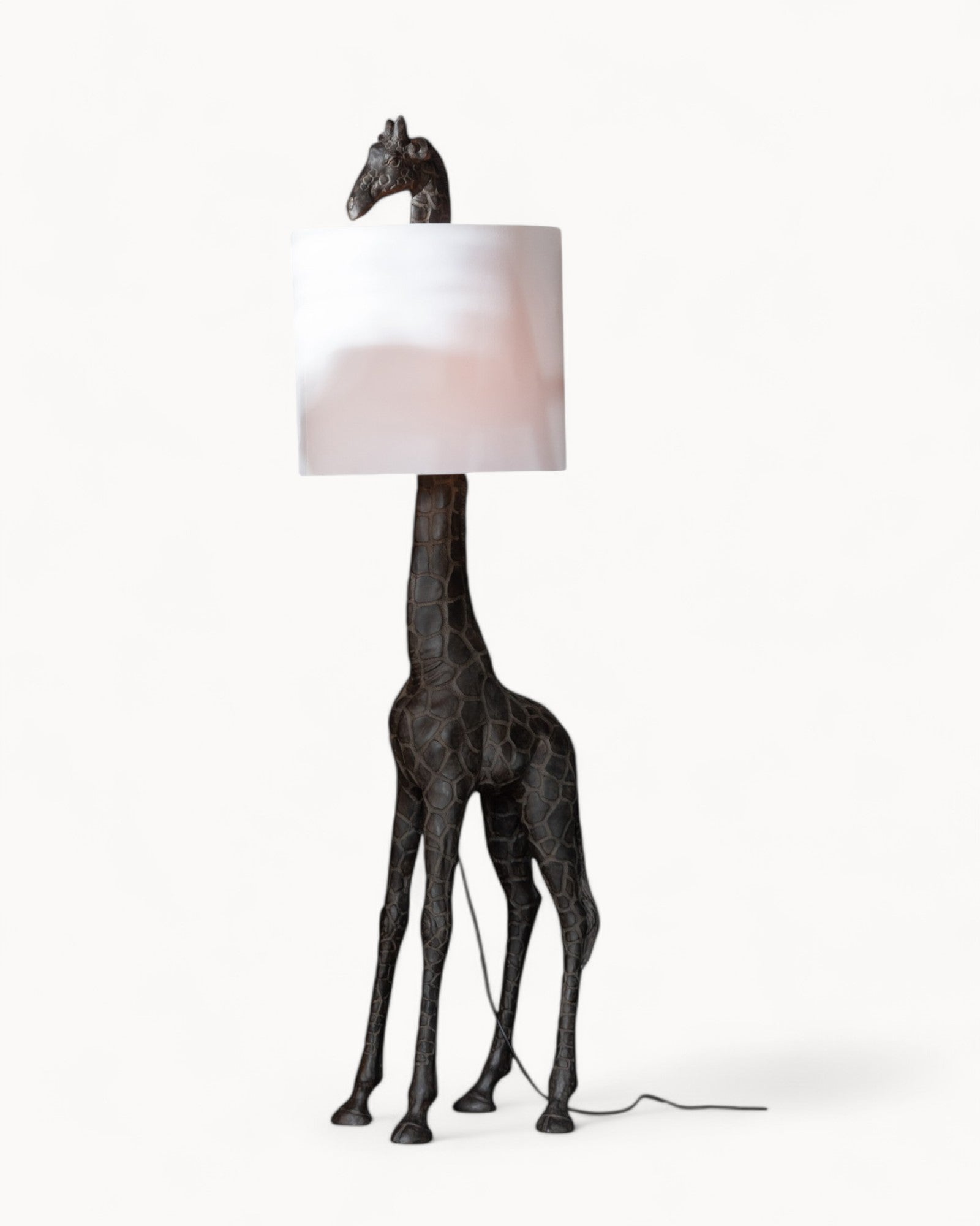 Venlos | Lampe sur pied en polyrésine - Élégance giraffe 179 cm