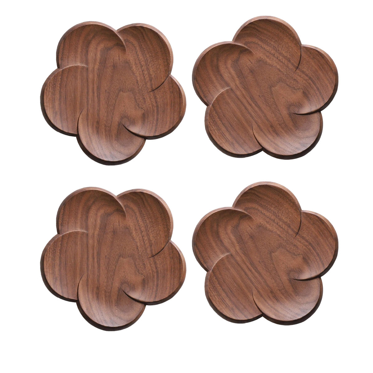 Brume Skon | Sous-verres en noyer – élégance naturelle – protection chic