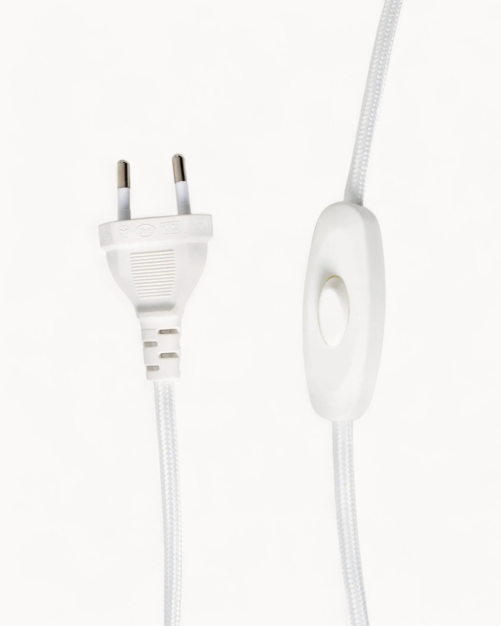 Mateil | Lampe de table élégante – verre blanc et marbre brun – Ø32cm