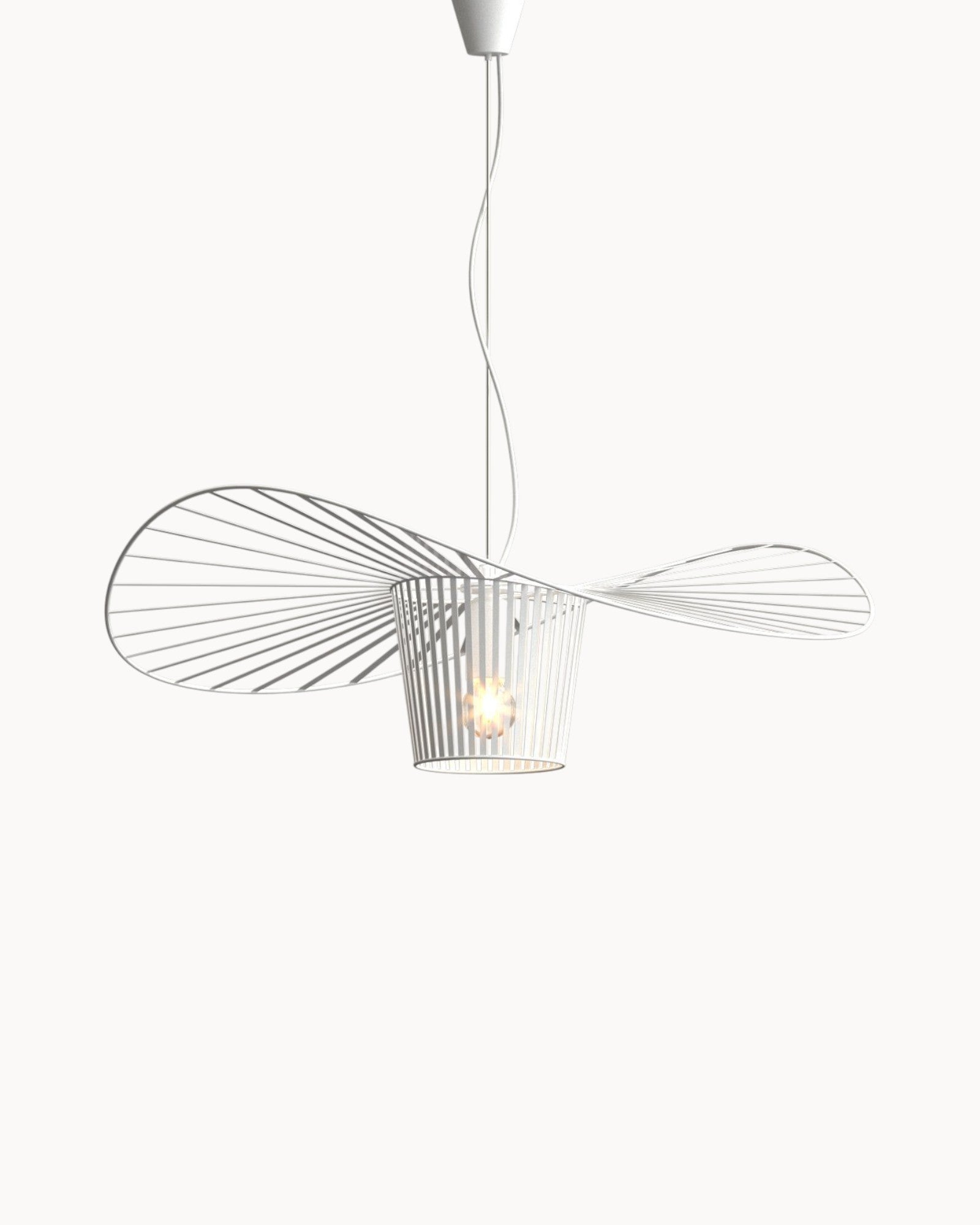 Linlys | Lampe suspendue LED – abat-jour en tissu – design moderne