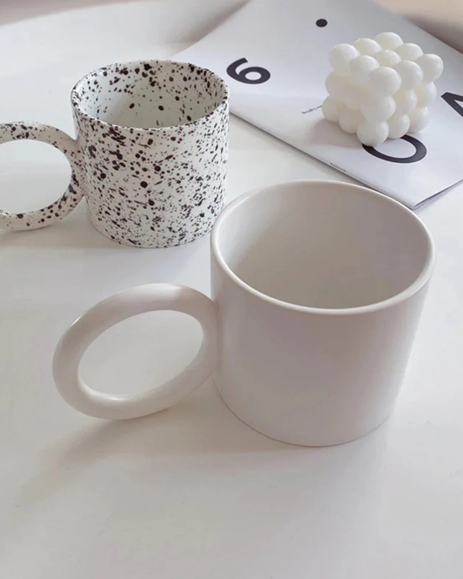 Snöson | Mug avec grande poignée – 320 ml – Élégance raffinée