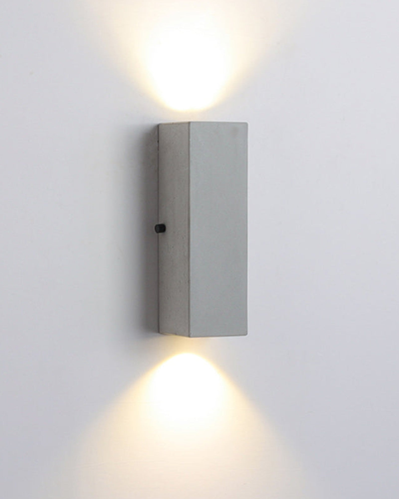Lysair | Applique LED – Béton blanc & acrylique – Intérieur & extérieur – IP54