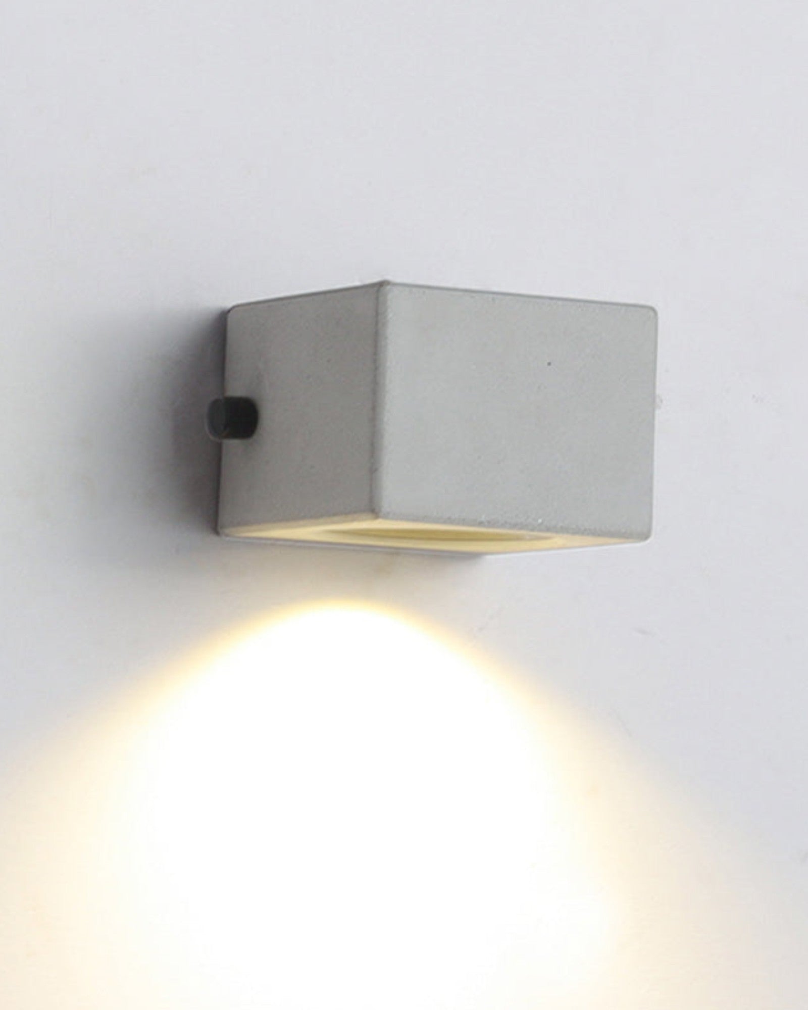 Lysair | Applique LED – Béton blanc & acrylique – Intérieur & extérieur – IP54
