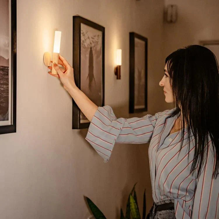 Berleu | Lampe LED moderne – Bois élégant – Rechargeable USB