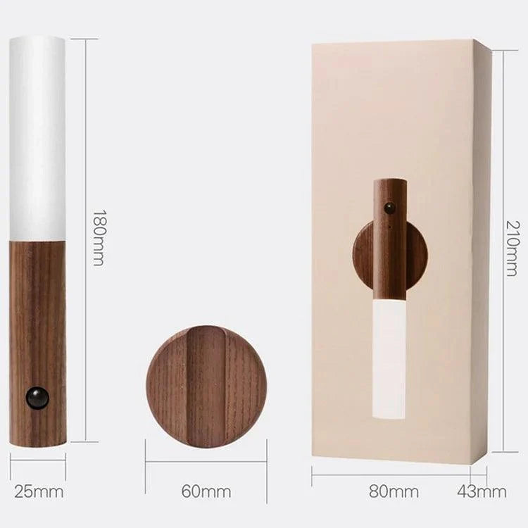 Berleu | Lampe LED moderne – Bois élégant – Rechargeable USB