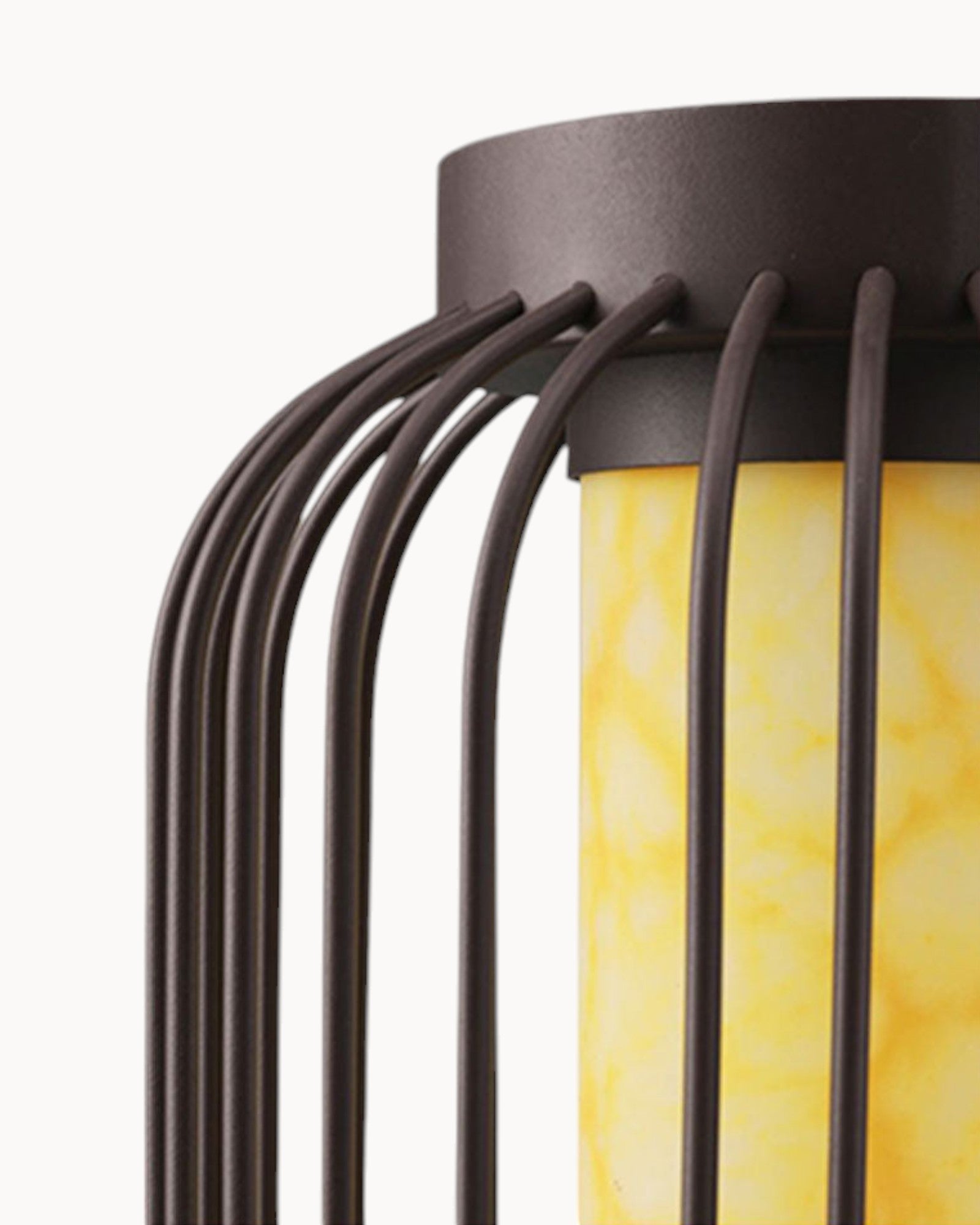 Kuskog | Lampe d'extérieur en métal brun – lumière blanche chaude – IP65---Nordik Luxe | Lampe d'extérieur – Élégance scandinave – Résistante IP65