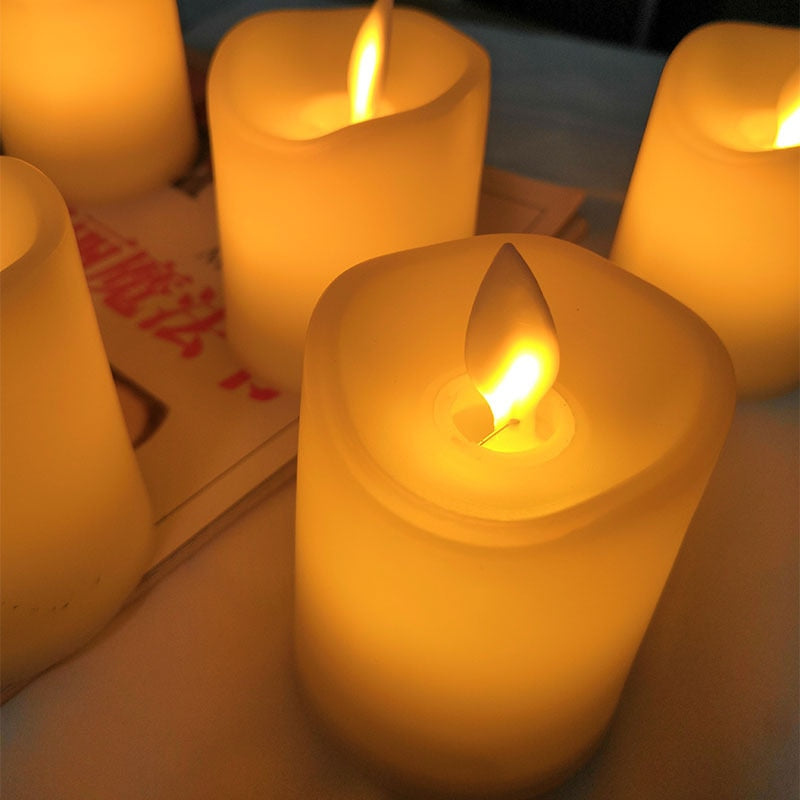Varisk | Bougies LED sans flamme – Sûres & Élégantes – Ambiance parfaite