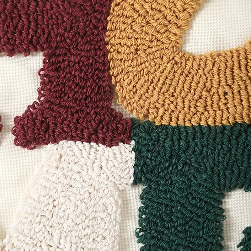 Coussins de maison en coloris tufté