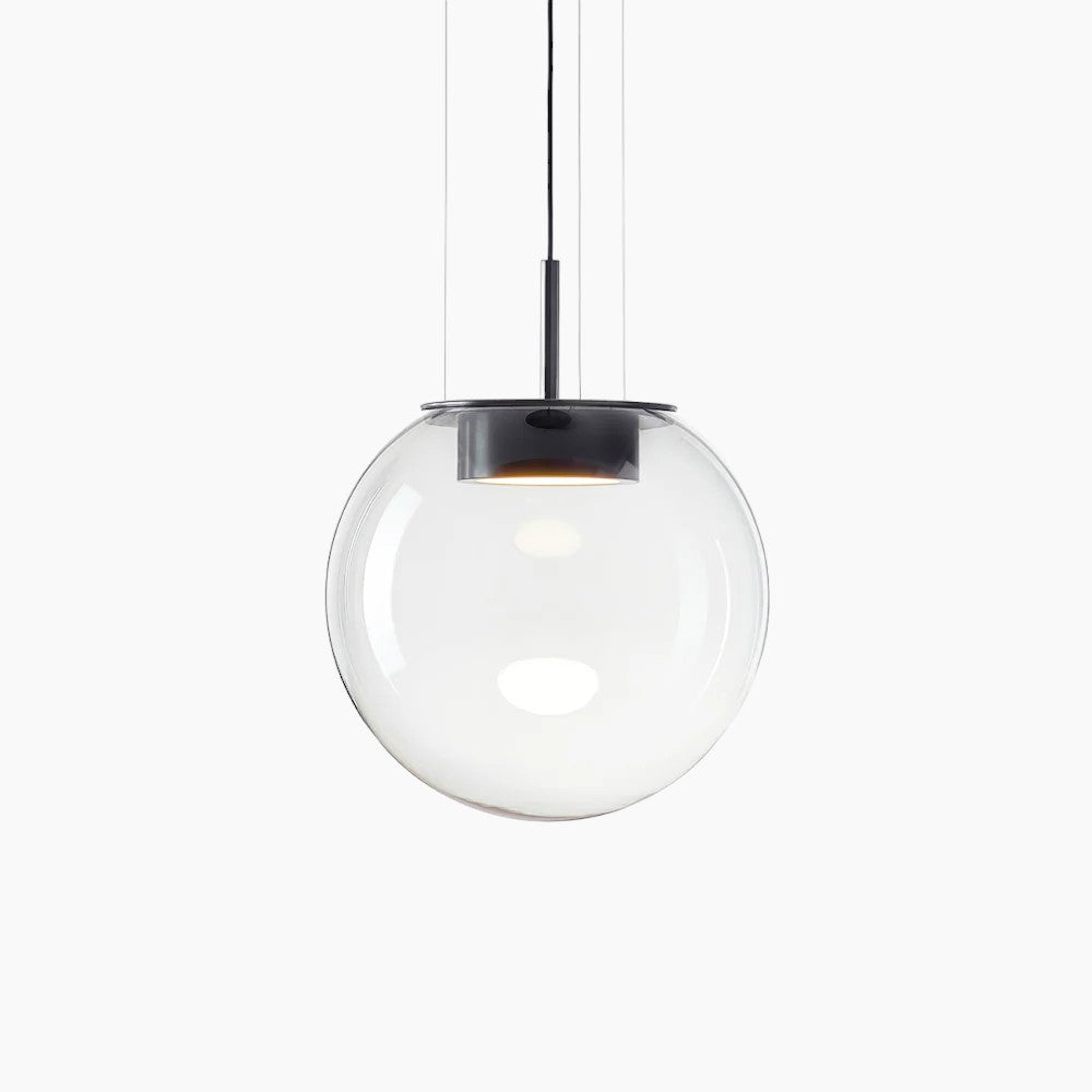 Brume Sol | Suspension LED moderne – abat-jour en verre – design luxueux