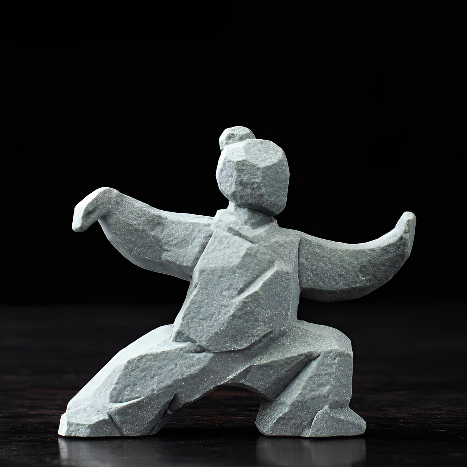 Figurines en Pierre de Flux Wushu