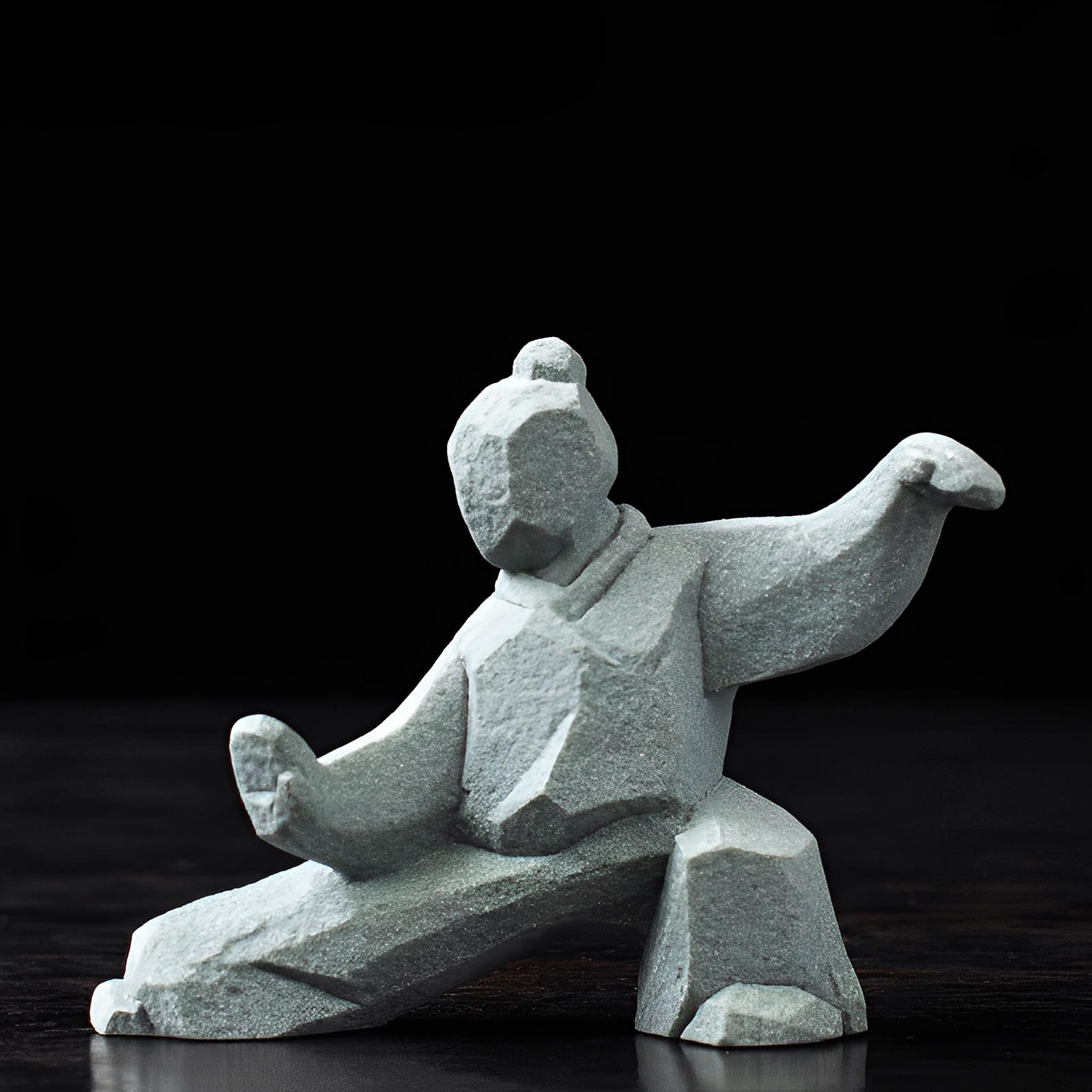 Figurines en Pierre de Flux Wushu