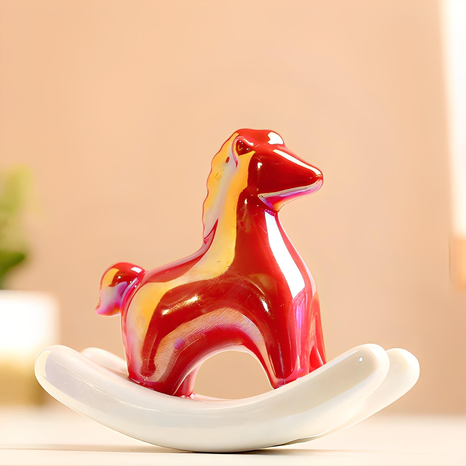 Figurines de Poney Chibi Berçant