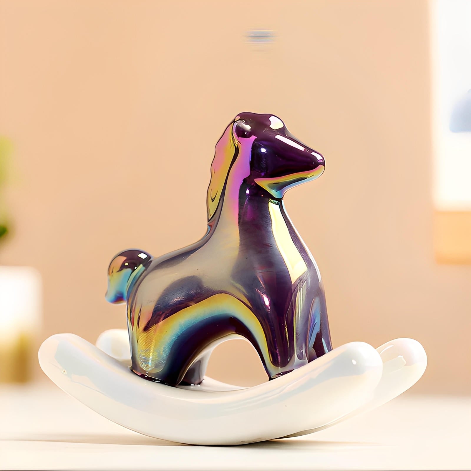 Figurines de Poney Chibi Berçant