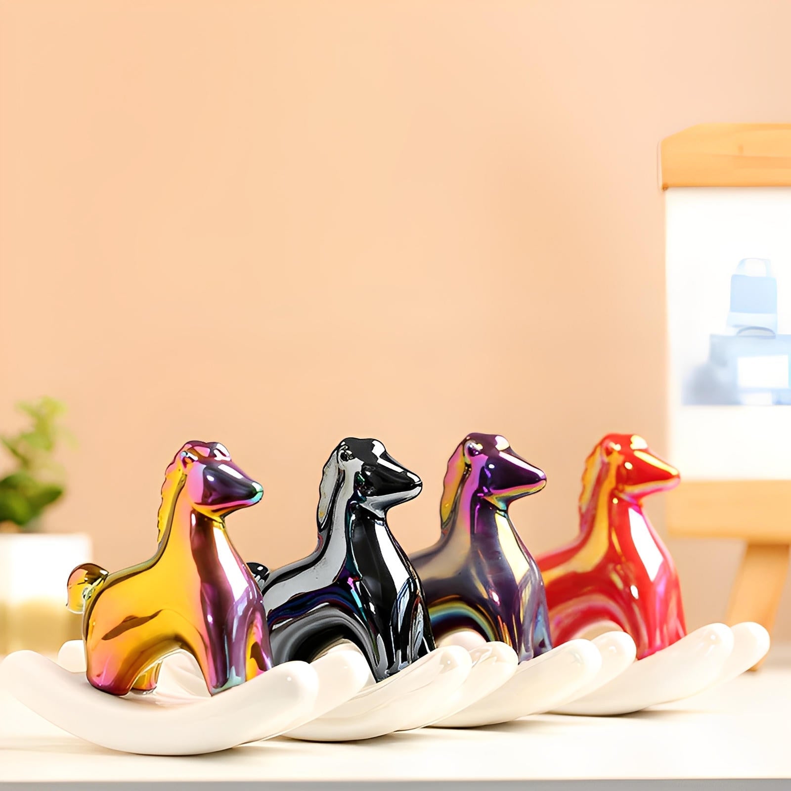 Figurines de Poney Chibi Berçant