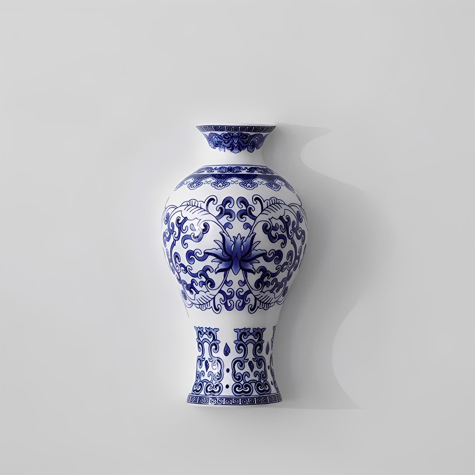 Vase mural en céramique Lotus