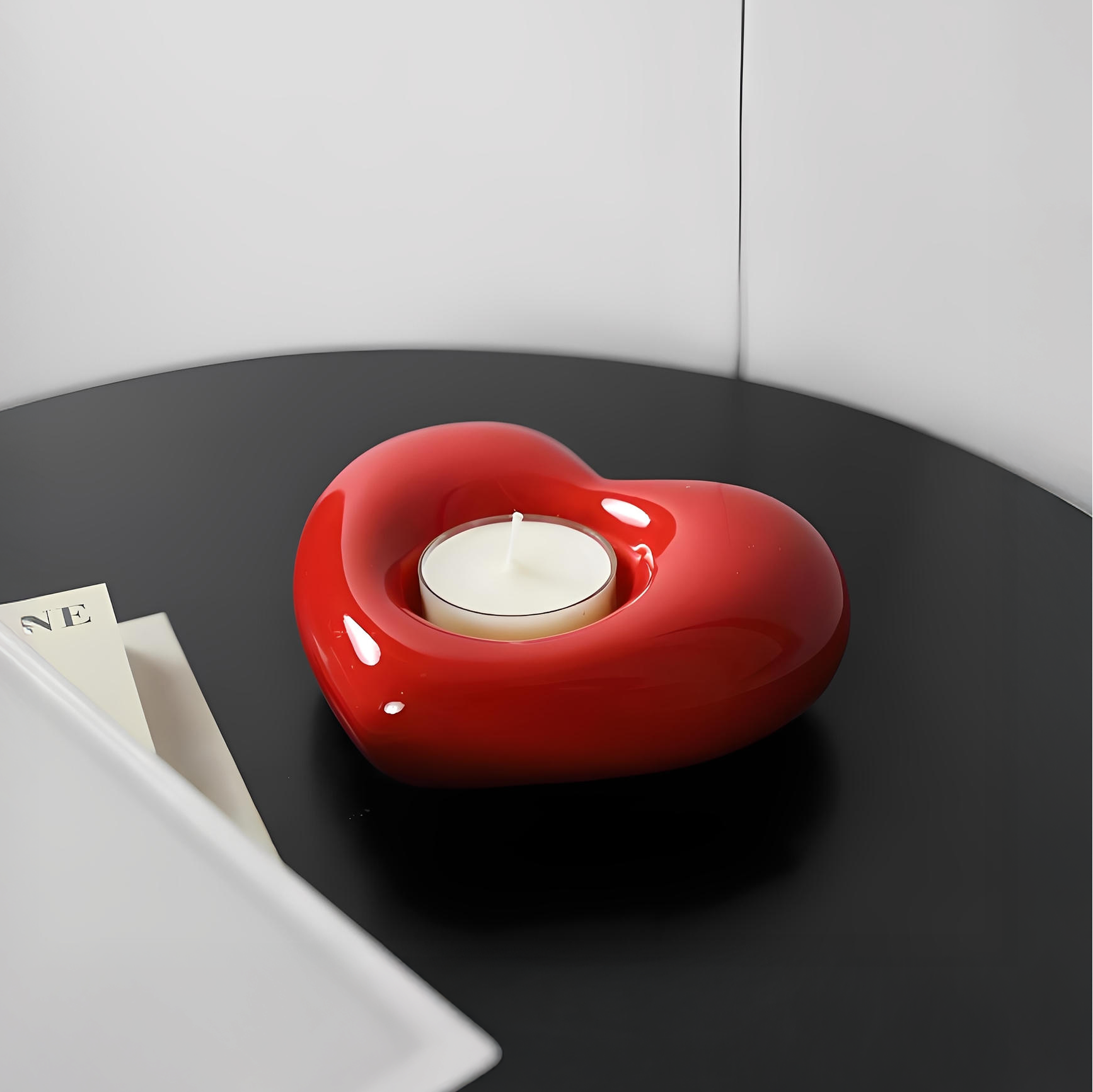 Porte-Tealight en Cœur Amour