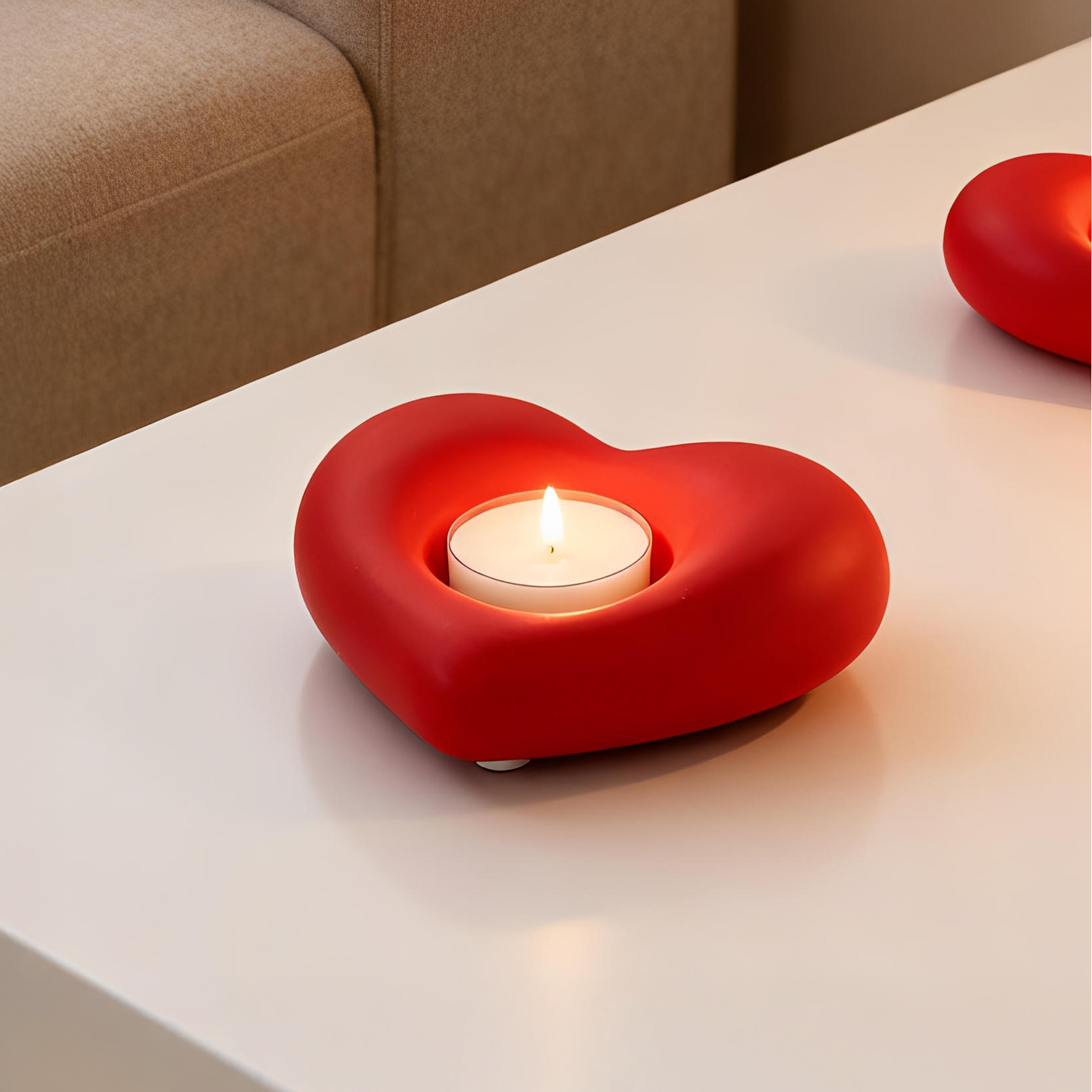 Porte-Tealight en Cœur Amour