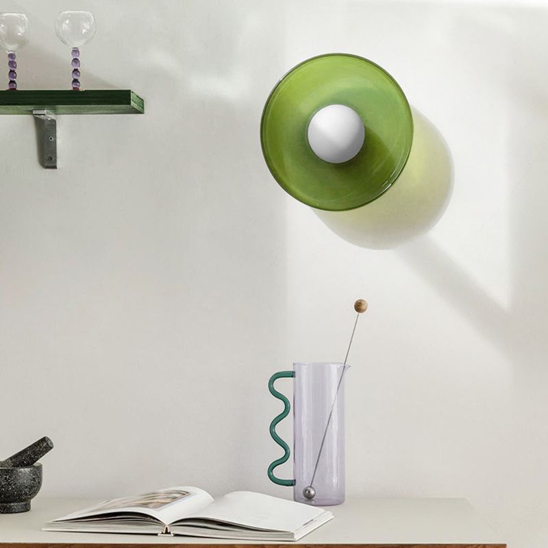 Skohic | Lustre moderne en verre ambre – G9 LED – 25/35cm – Éclairez avec style