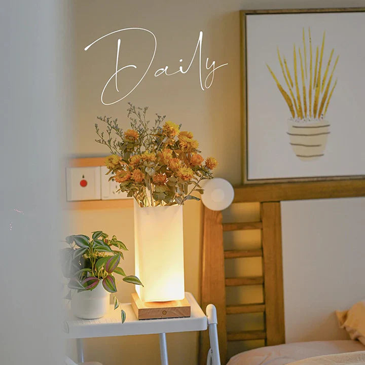 Jarlat | Lampe de table – Design floral – Éclairage d'ambiance
