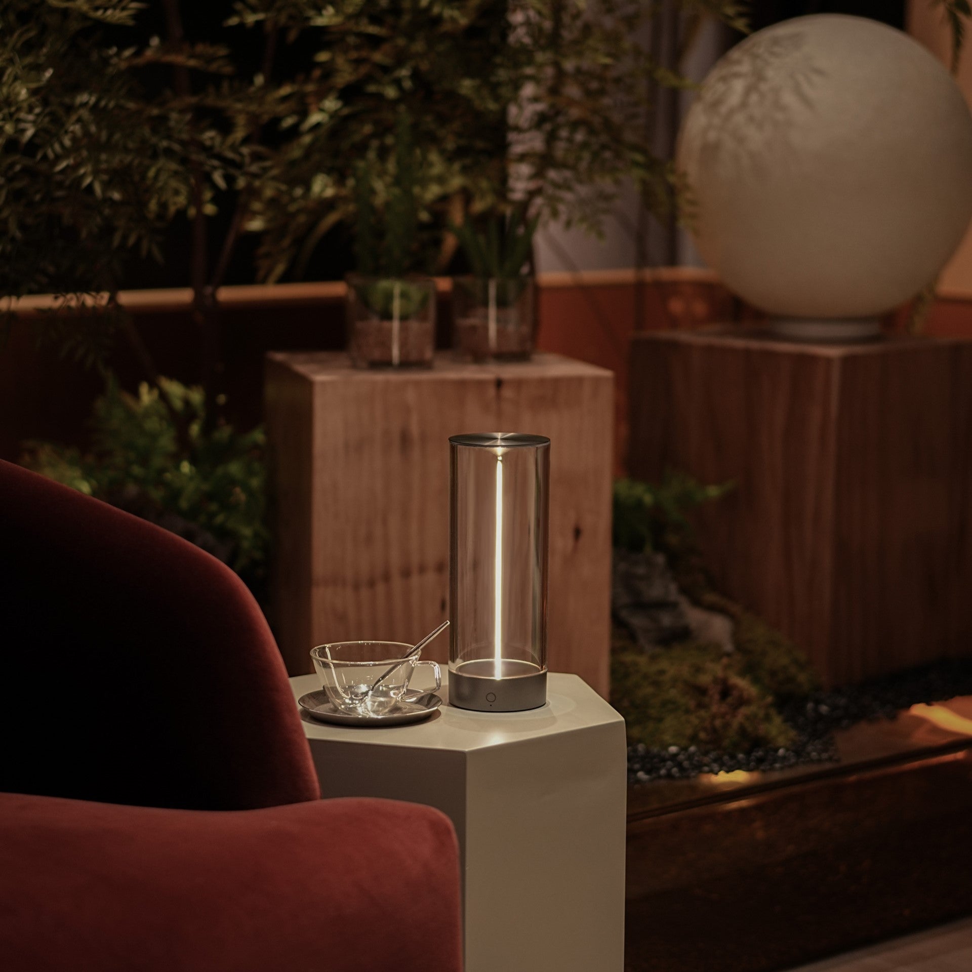Chinge | Cylindre lumineux magnétique – ambiance élégante – design scandinave