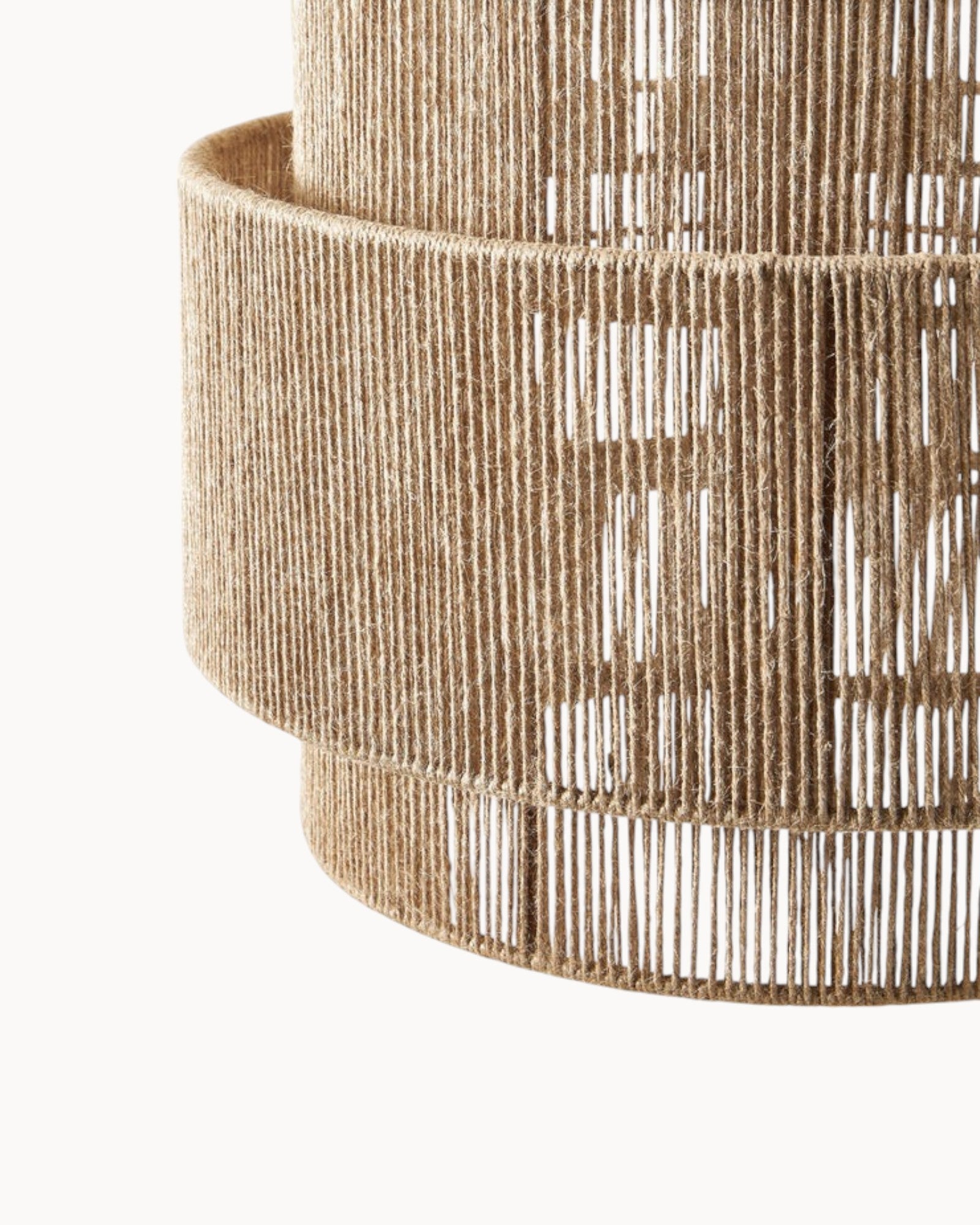 Éclhem | Suspension en jute – design naturel – Ø30 cm, H45 cm
