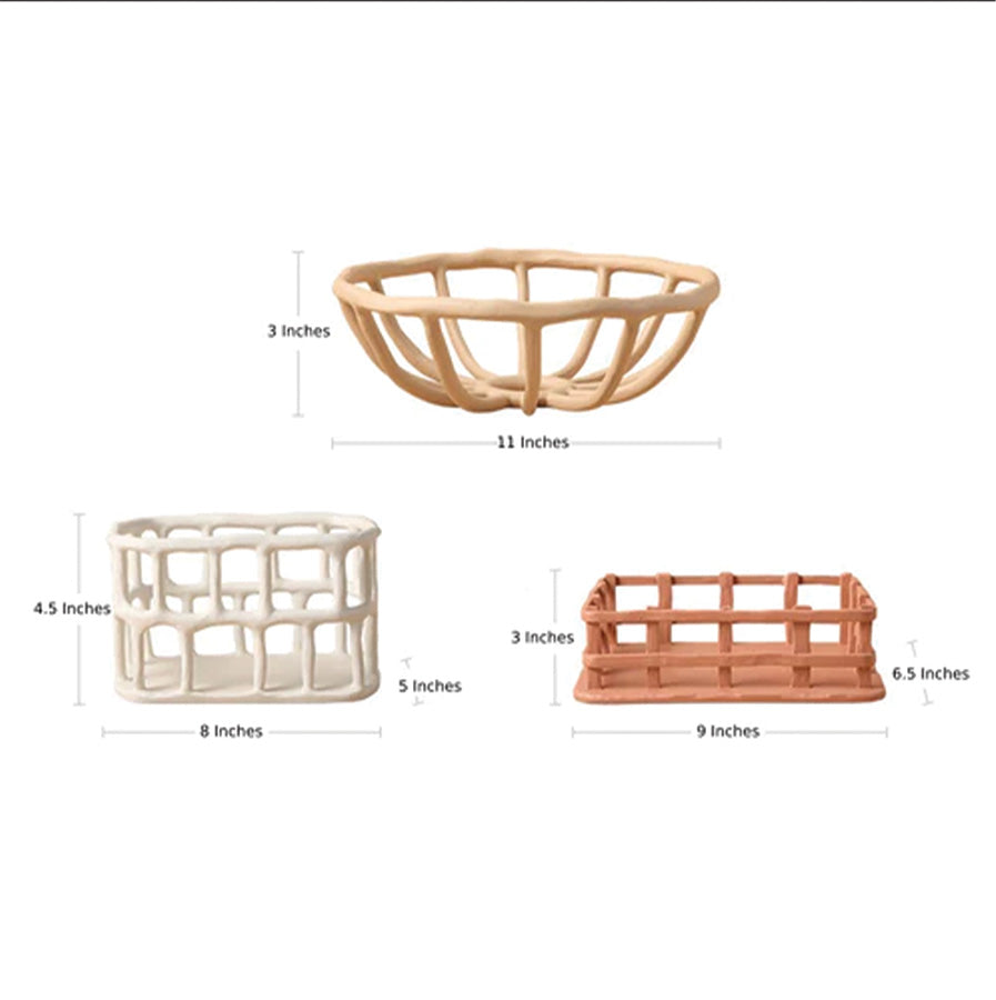 Maison Varme | Plateau à fruits en résine – design élégant – durable