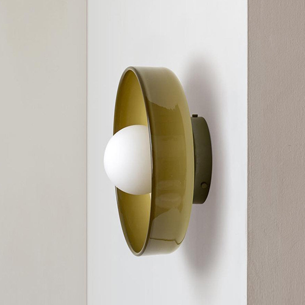 Skohic | Lustre moderne en verre ambre – G9 LED – 25/35cm – Éclairez avec style