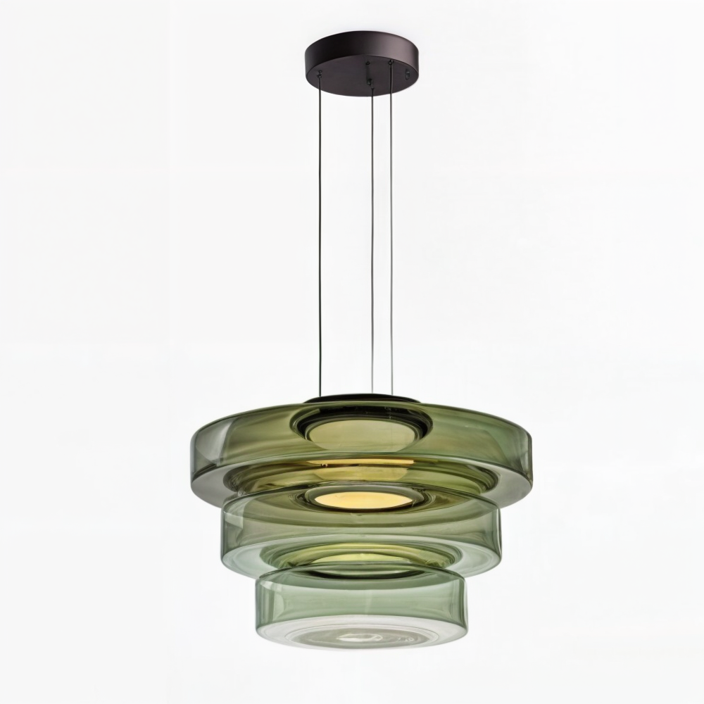 Linisk | Suspension en verre moderne - câble réglable - LED 12W