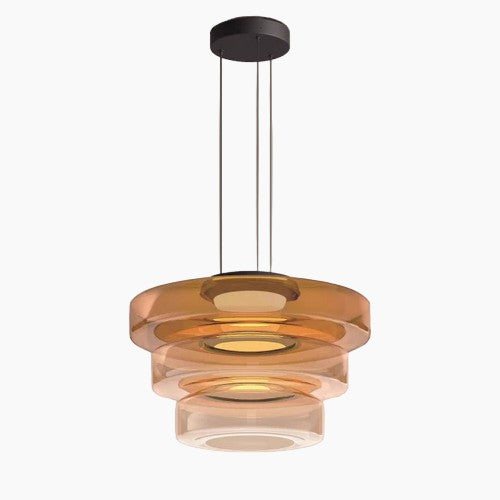 Linisk | Suspension en verre moderne - câble réglable - LED 12W