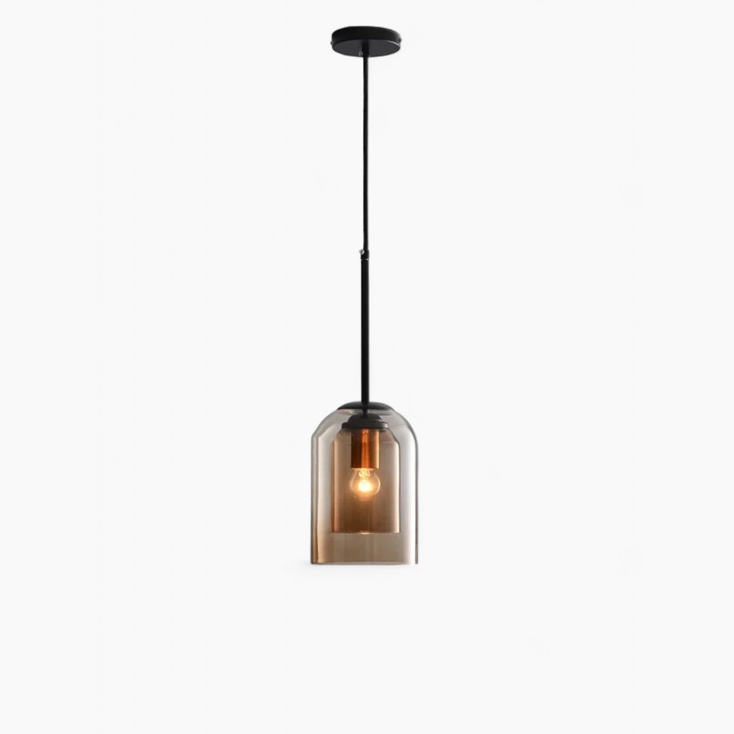 Hemkog | Suspension en verre - design minimaliste - chaîne ajustable