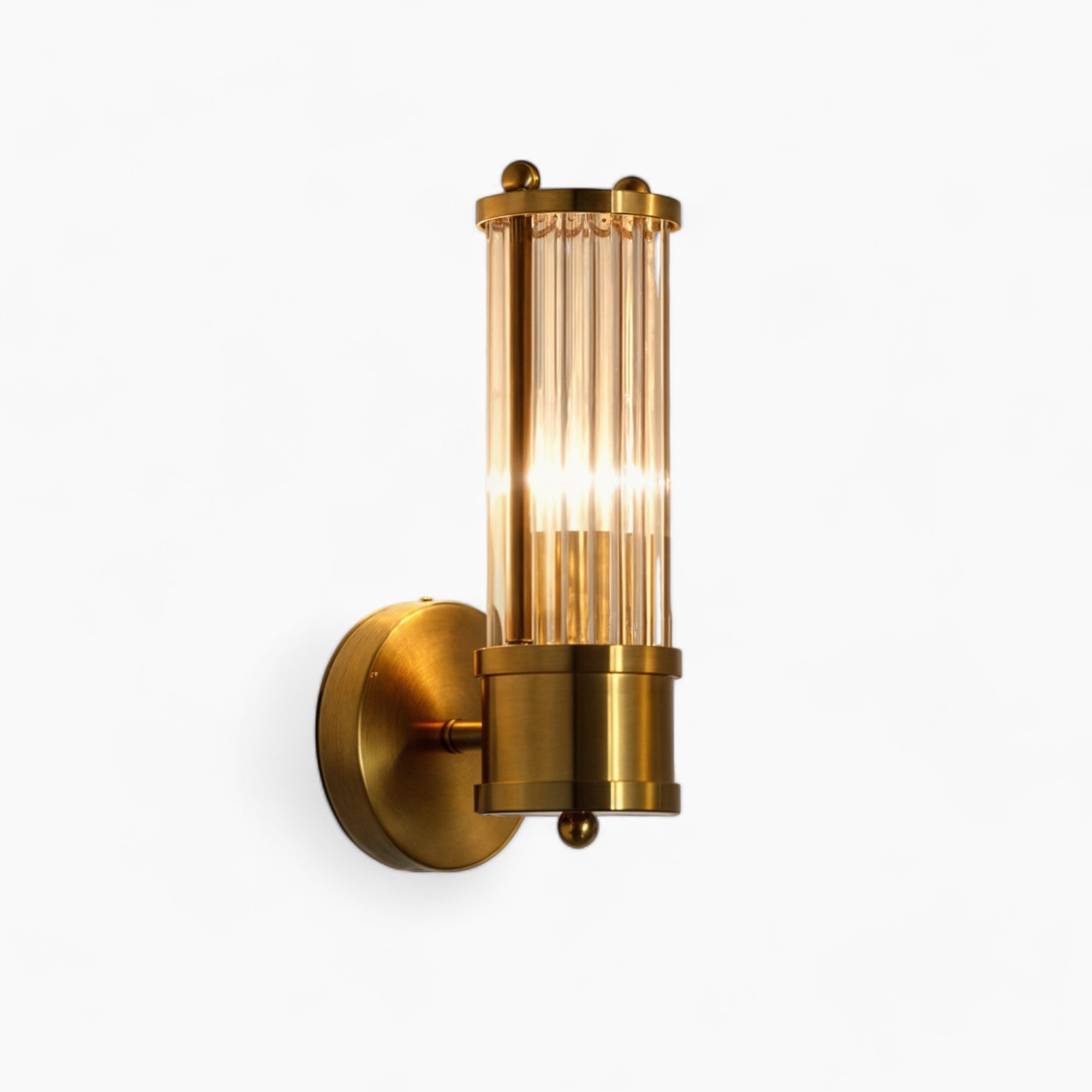 Calme Berg | Appliques Murales de Luxe – Cristal et Cuivre – Style Moderne