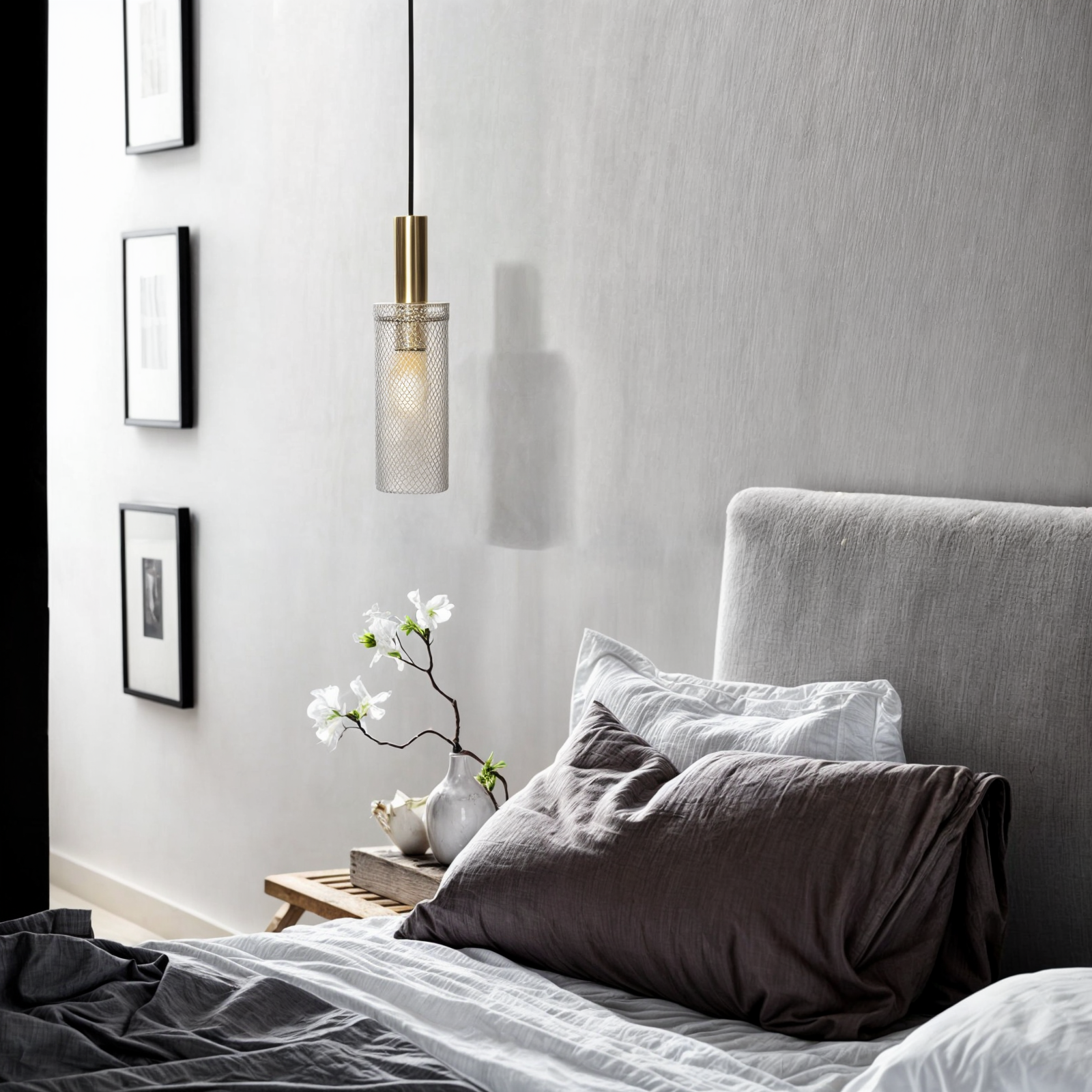Douce Skon | Suspension élégante en métal – câble réglable – E27 LED