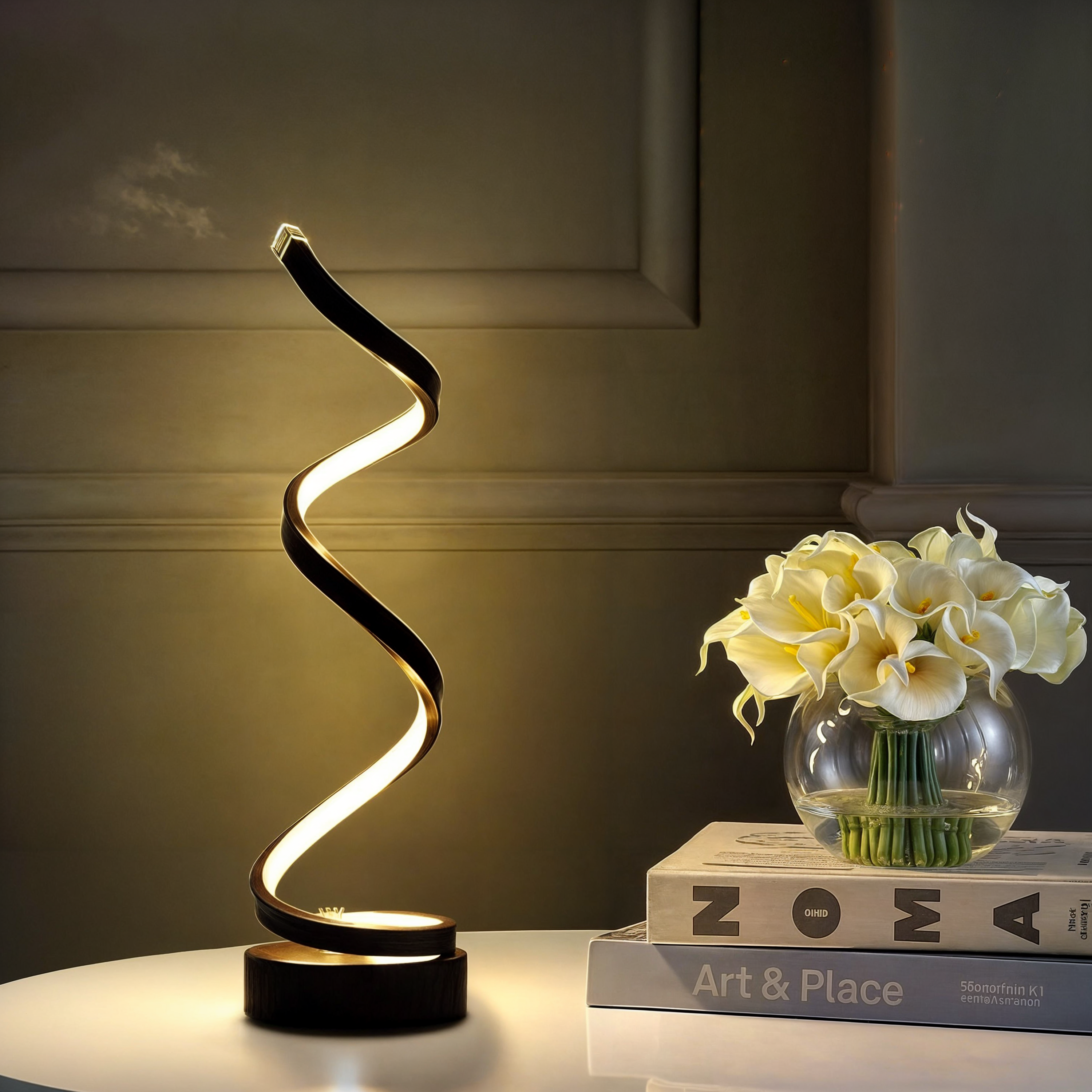 Vent Sol | Lampe de bureau LED courbée – protection des yeux – dimmable