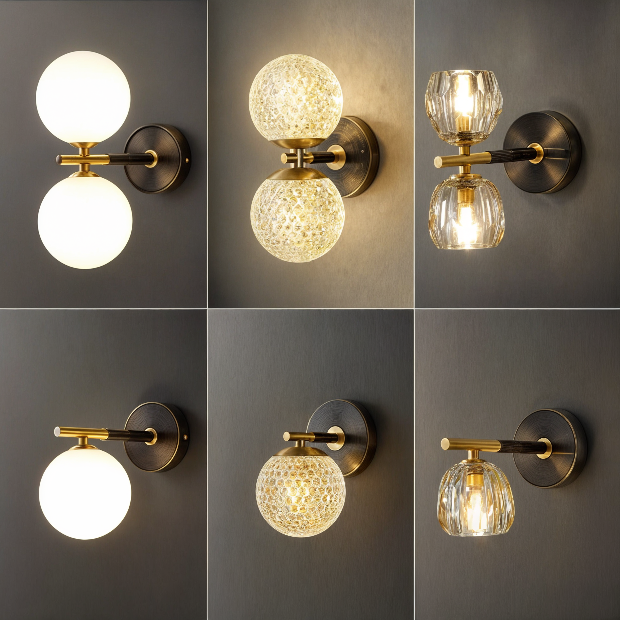 Lumi Blå | Applique murale moderne en cuivre – lumière chaude/froide – certifiée RoHS