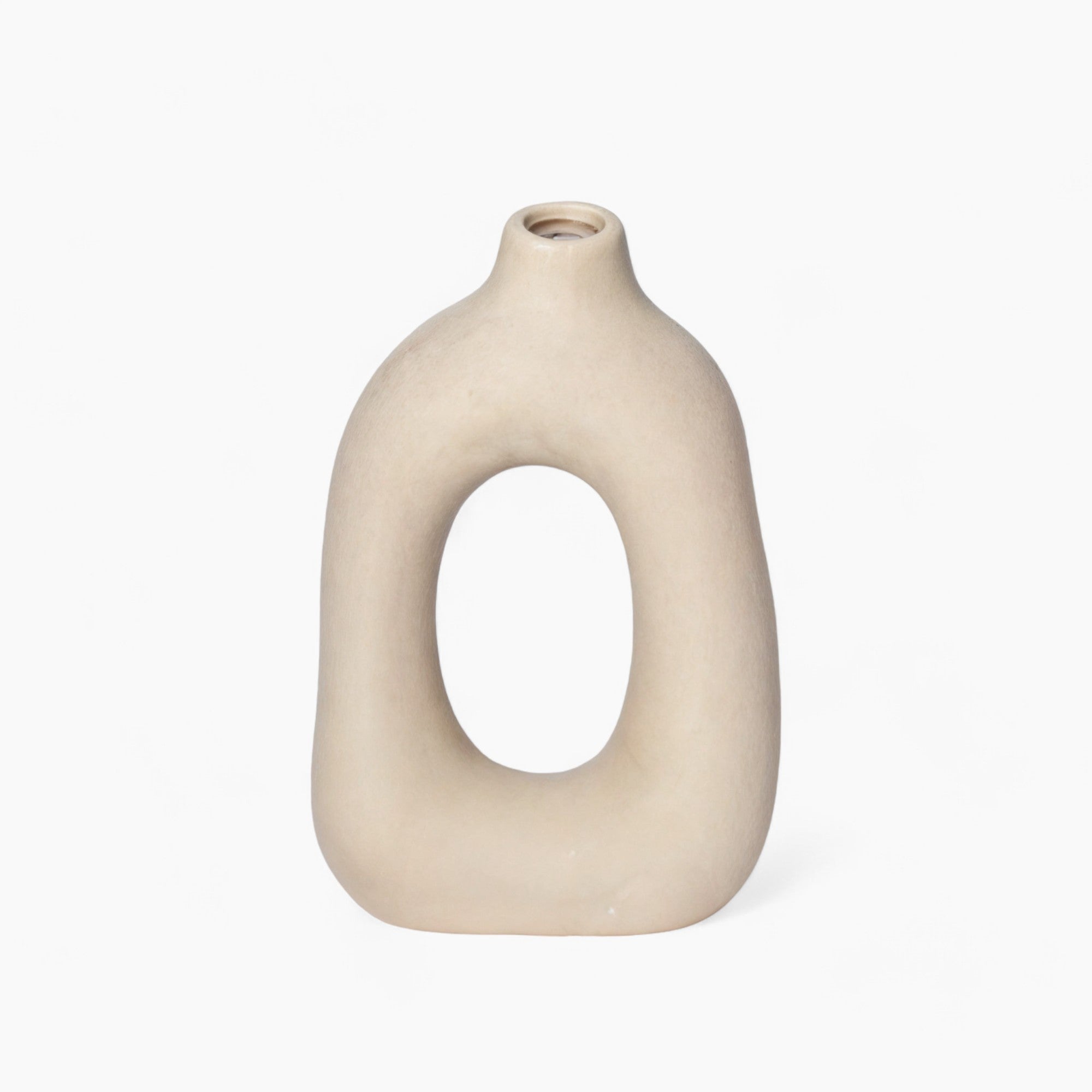 Fleur Ljus | Vase de Table en Céramique – Style Nouveau Classique – Élégance Givrée