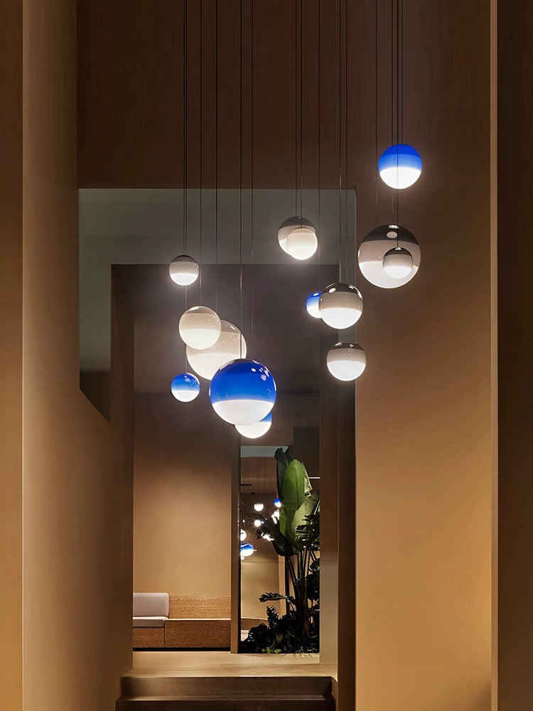 Jarnge | Suspension LED moderne – nickel brossé – dimmable