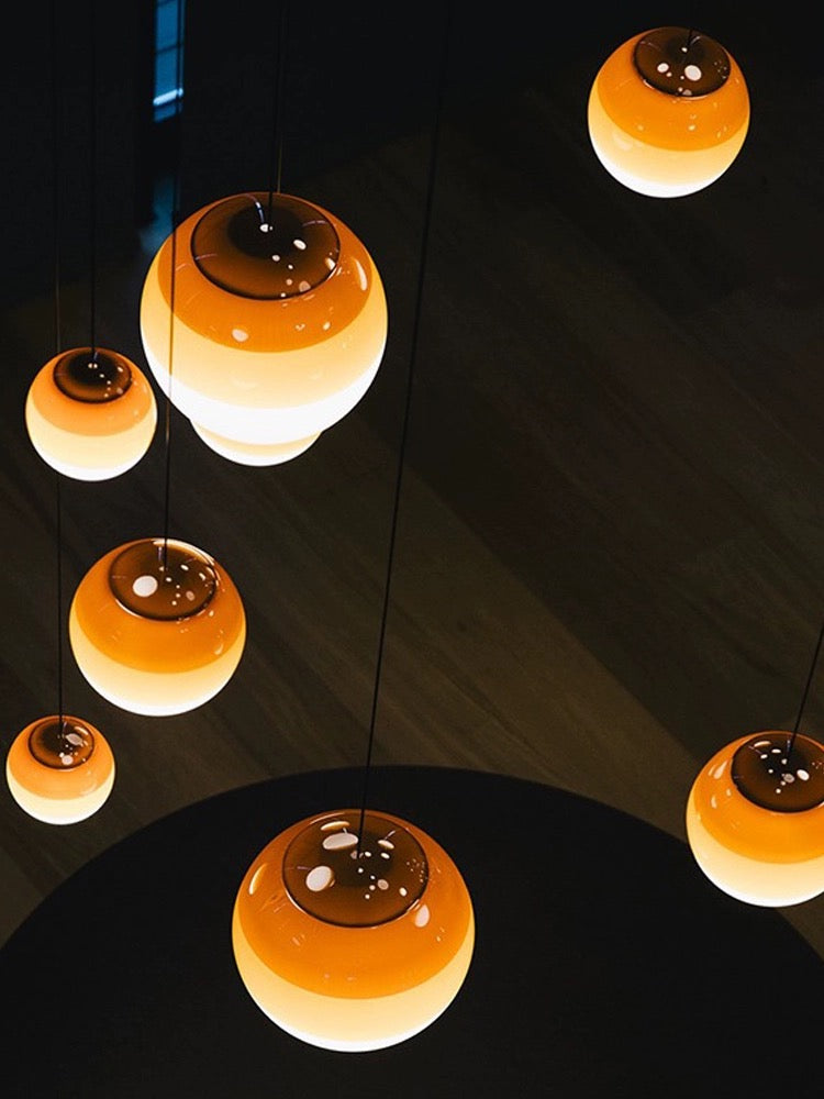 Jarnge | Suspension LED moderne – nickel brossé – dimmable