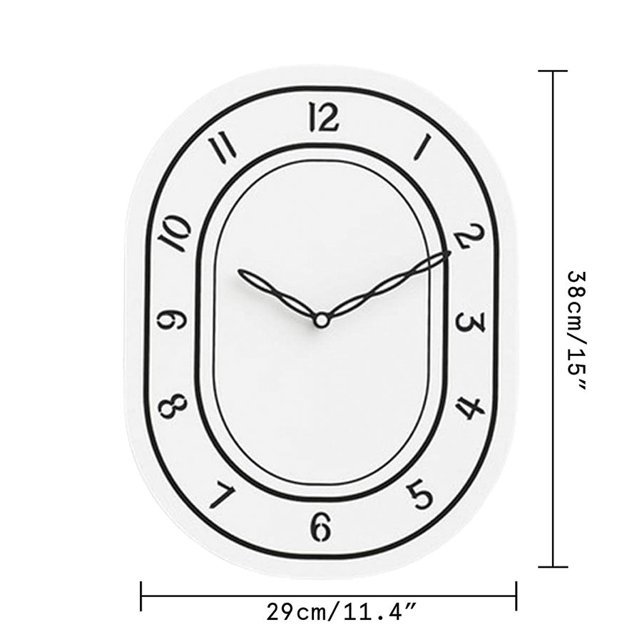 Soluce | Horloge murale élégante – design moderne – silencieuse